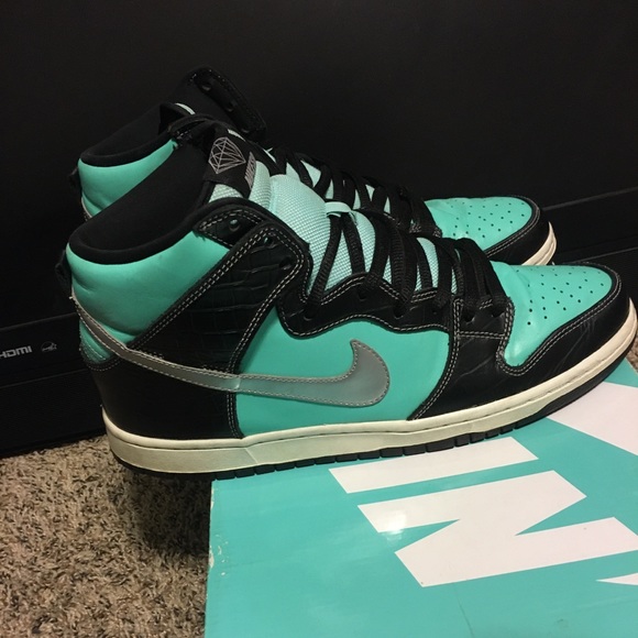 Nike Dunk High x Diamond Supply Tiffany Size 11 Men’s Shoe 653599-400